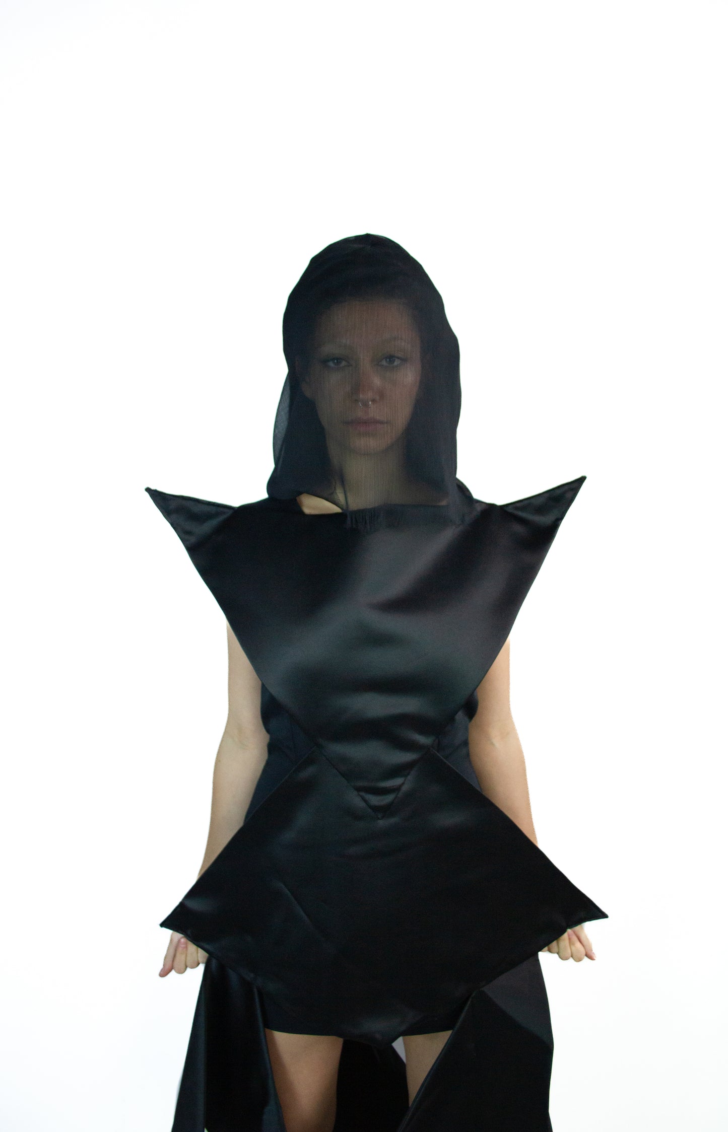 TRIANGLE BLACK DRESS